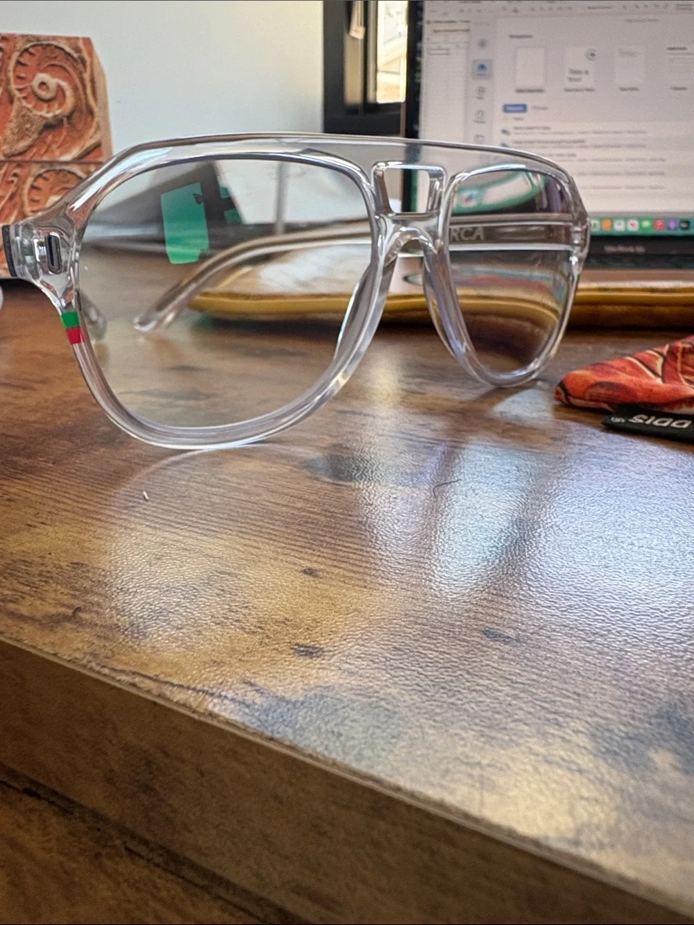 Caddis RCA Magnification 2.75  Transparent Aviator Glasses